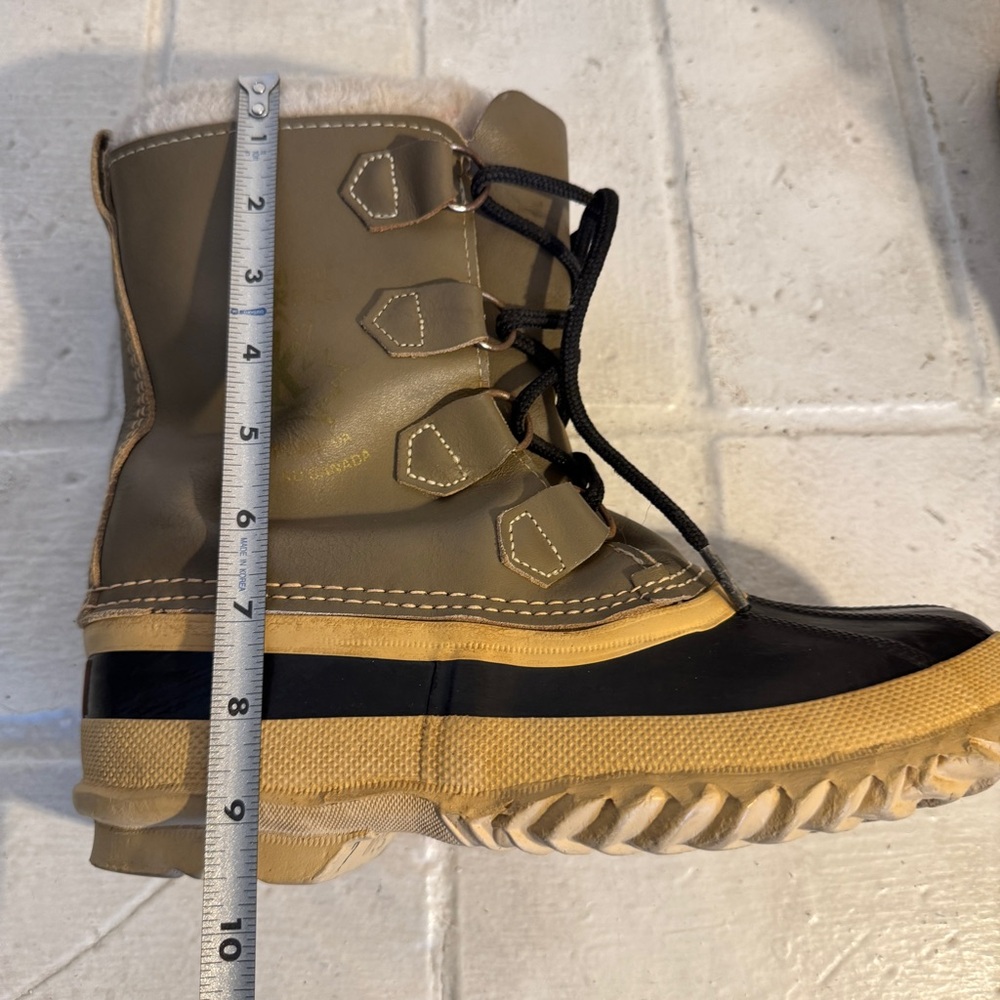 Vtg Sz 7 Womans Sorel Kaufman Manitou Snow Boots Insulated Waterproof Boots - Picture 14 of 14